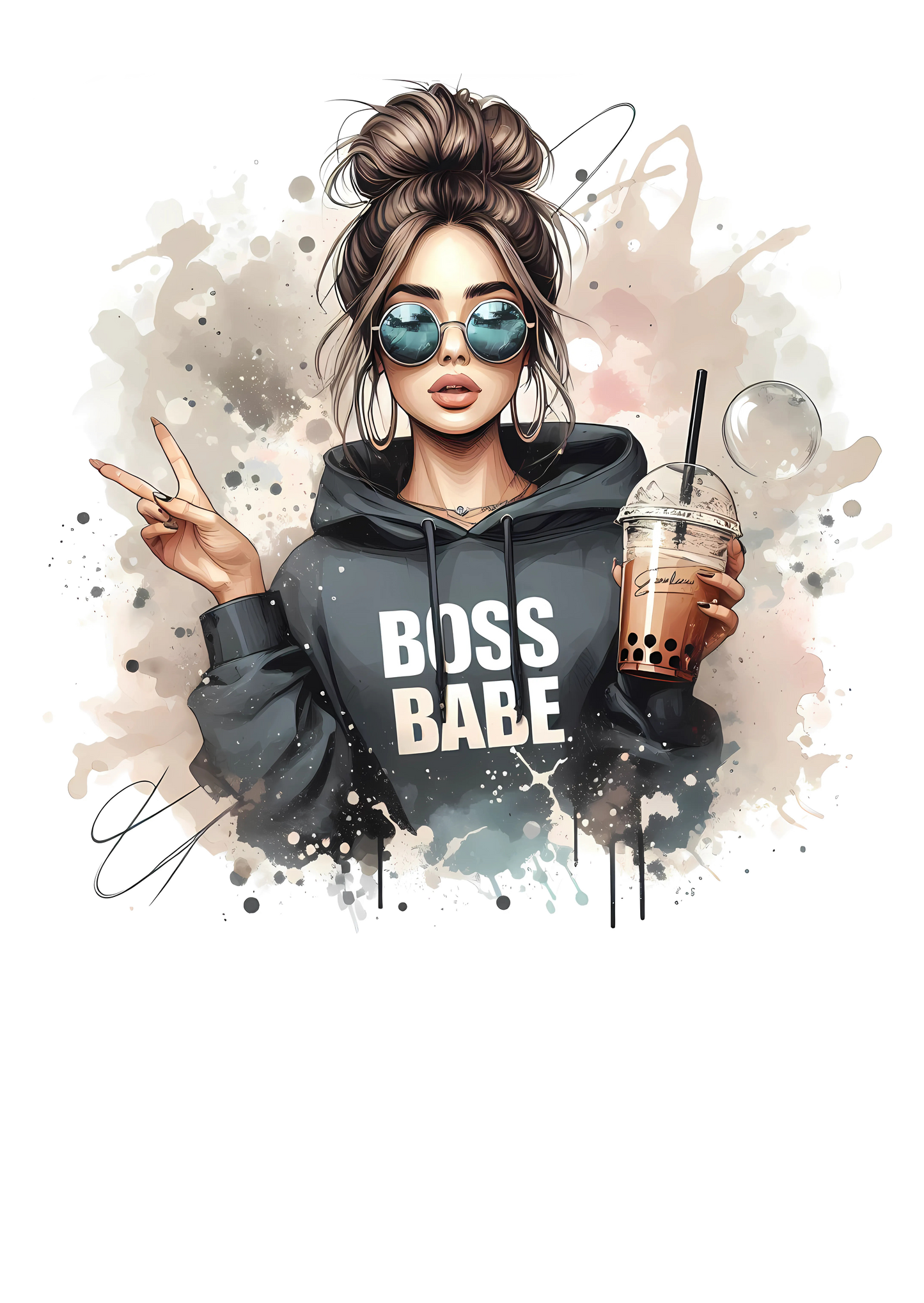 Acid Wash T-Shirt (Optional Prints Available)