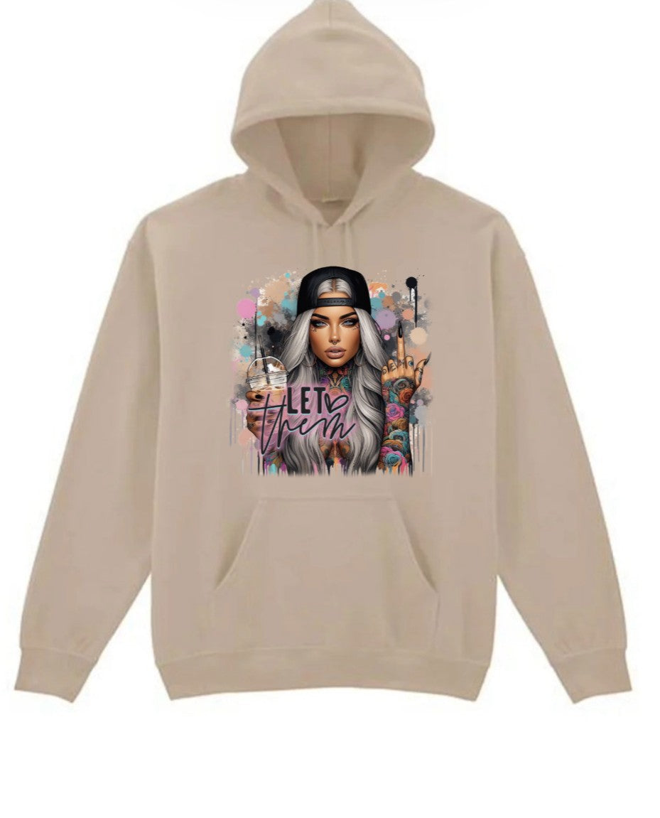 Hoodie with Print (Multiple Prints Available)